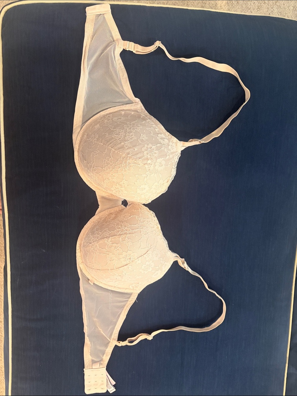 Victoria's Secret Nude Lace Demi Bra